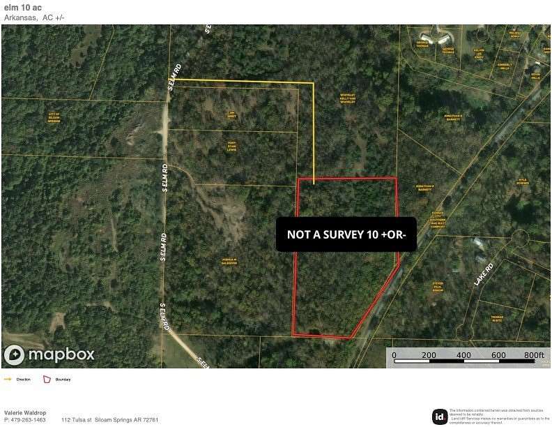 10 Acres of Land for Sale in Siloam Springs, Arkansas