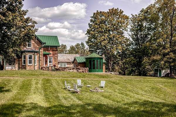 12.5 Acres of Land with Home for Sale in New Plymouth, Ohio