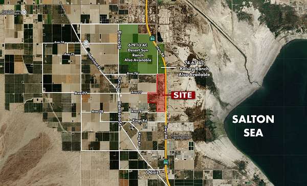 165 Acres of Land for Sale in Thermal, California