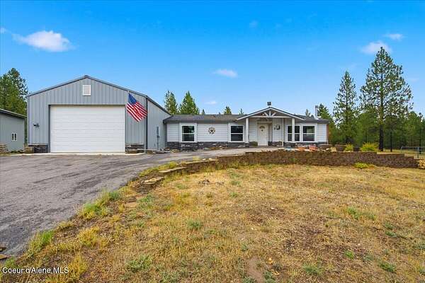 4.57 Acres of Land with Home for Sale in Athol, Idaho