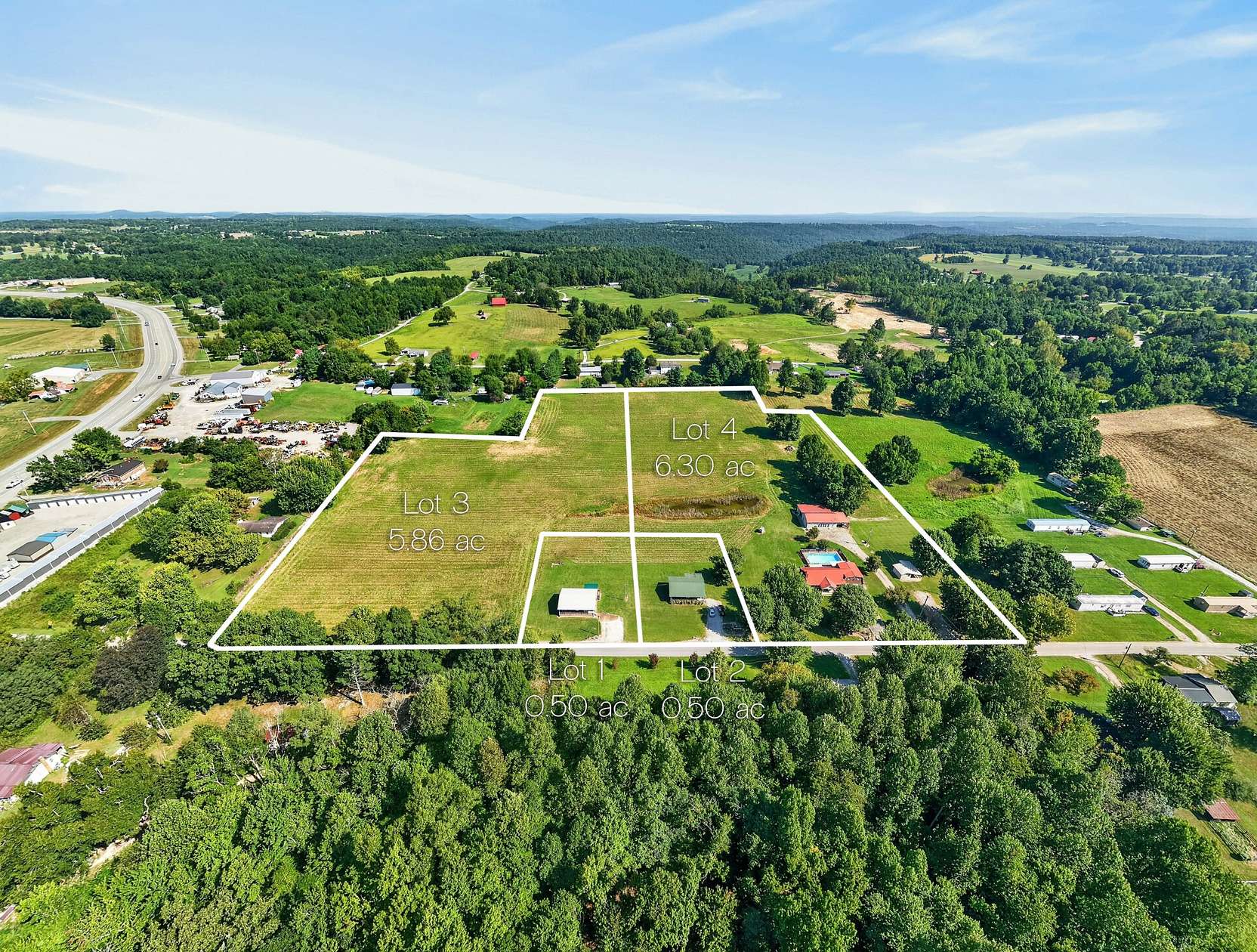 13.2 Acres of Land with Home for Auction in Livingston, Tennessee