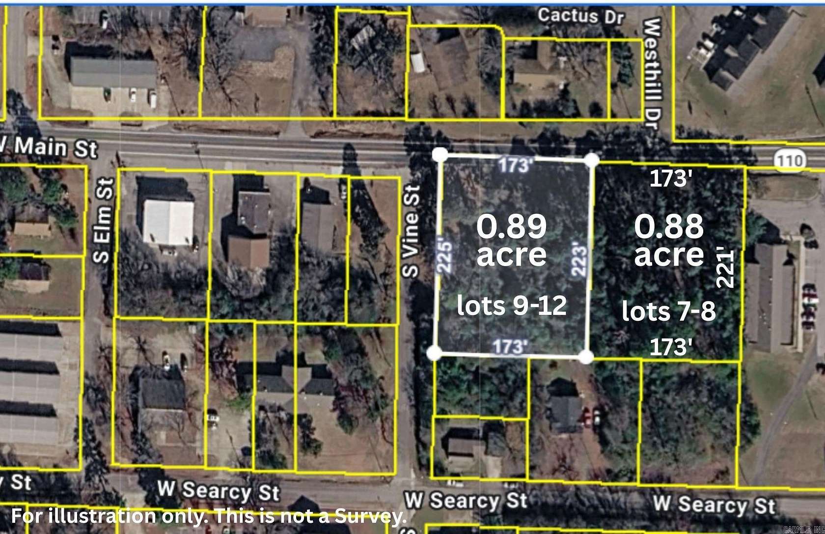 0.88 Acres of Mixed-Use Land for Sale in Heber Springs, Arkansas