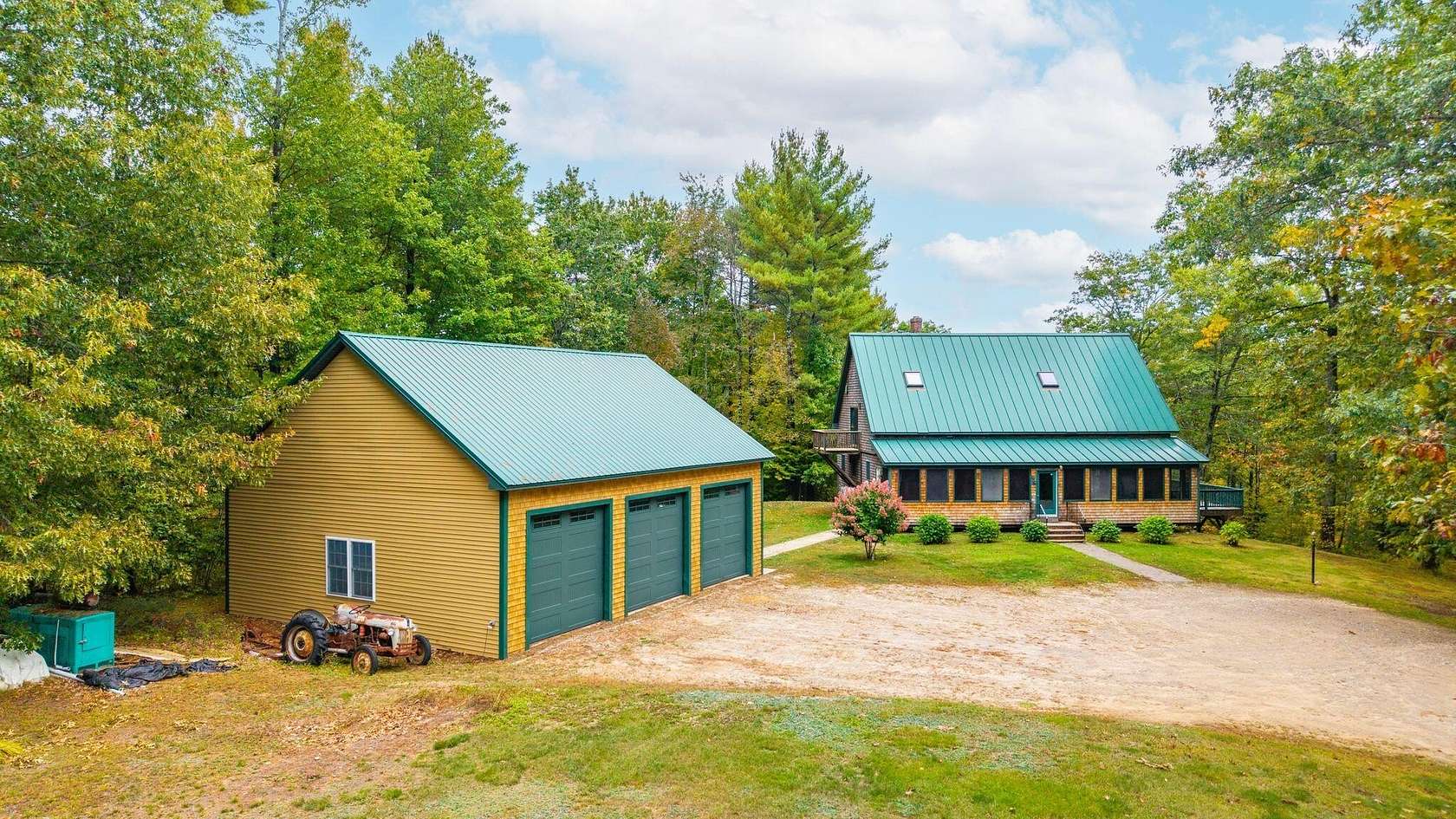 13 Acres of Land with Home for Sale in Hollis Town, Maine
