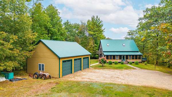 13 Acres of Land with Home for Sale in Hollis Town, Maine