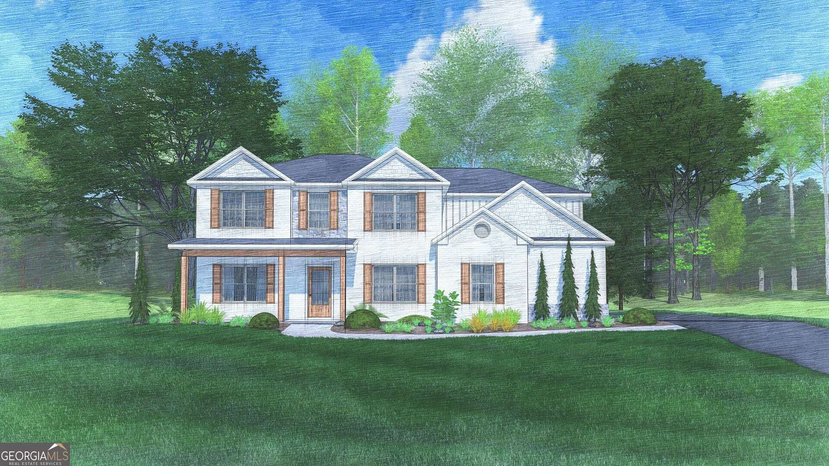 23 Acres of Land with Home for Sale in Fortson, Georgia
