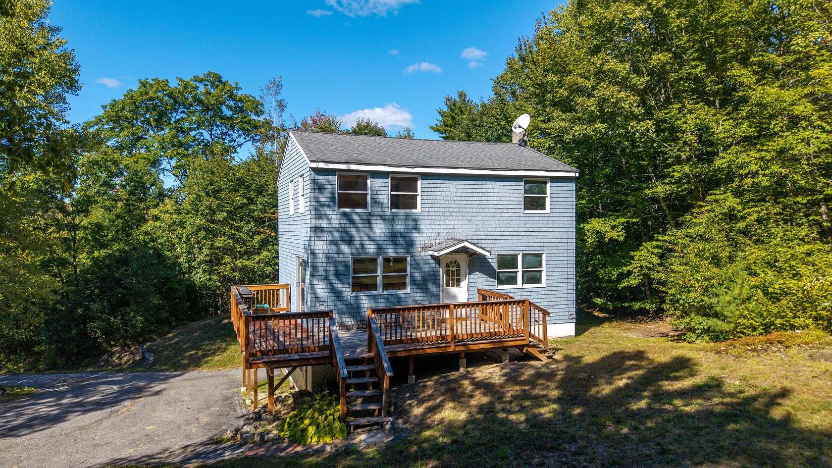 2.9 Acres of Land with Home for Sale in Sebago Town, Maine
