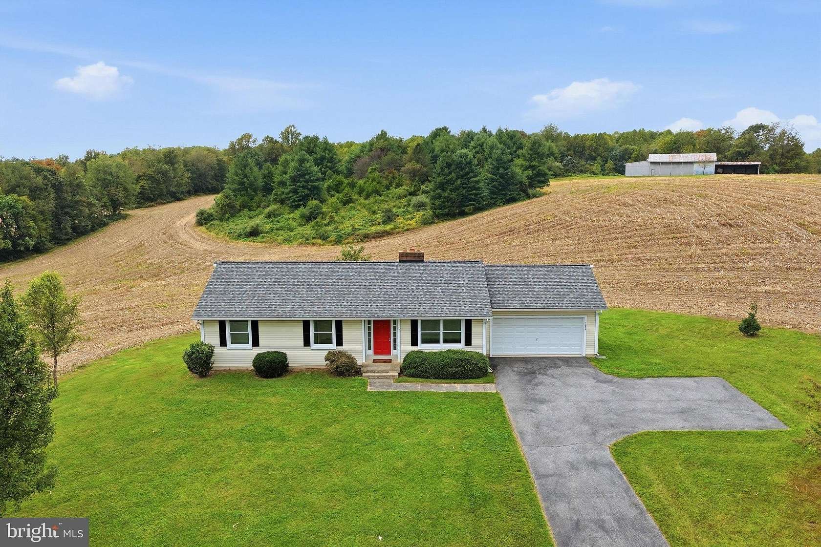 11.9 Acres of Land with Home for Sale in Woodsboro, Maryland