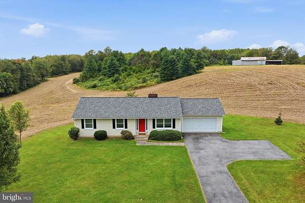 11.9 Acres of Land with Home for Sale in Woodsboro, Maryland