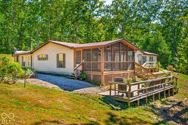 7 Acres of Land with Home for Sale in Nashville, Indiana