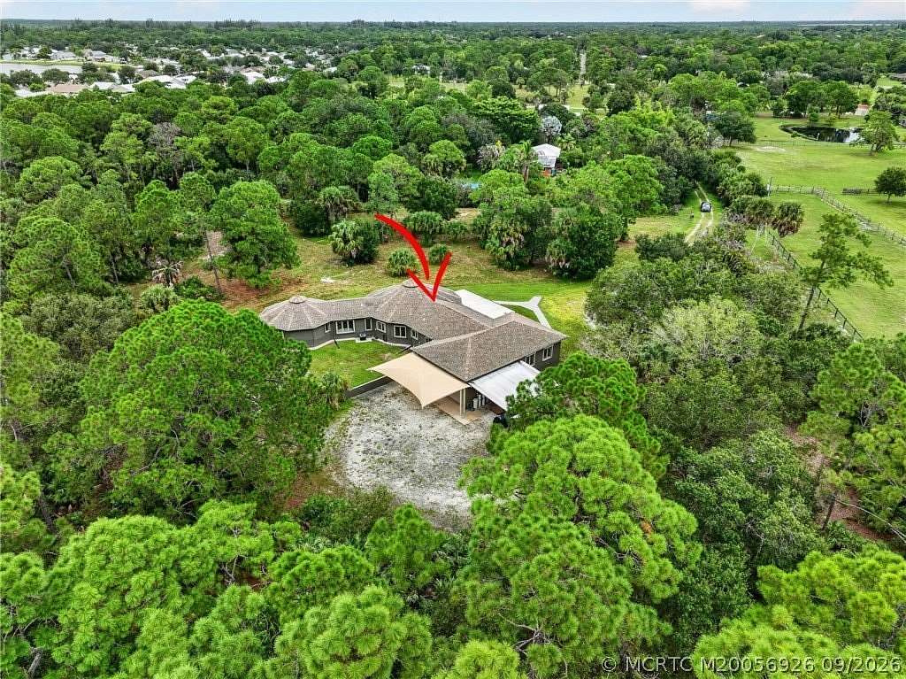 5 Acres of Land with Home for Sale in Stuart, Florida