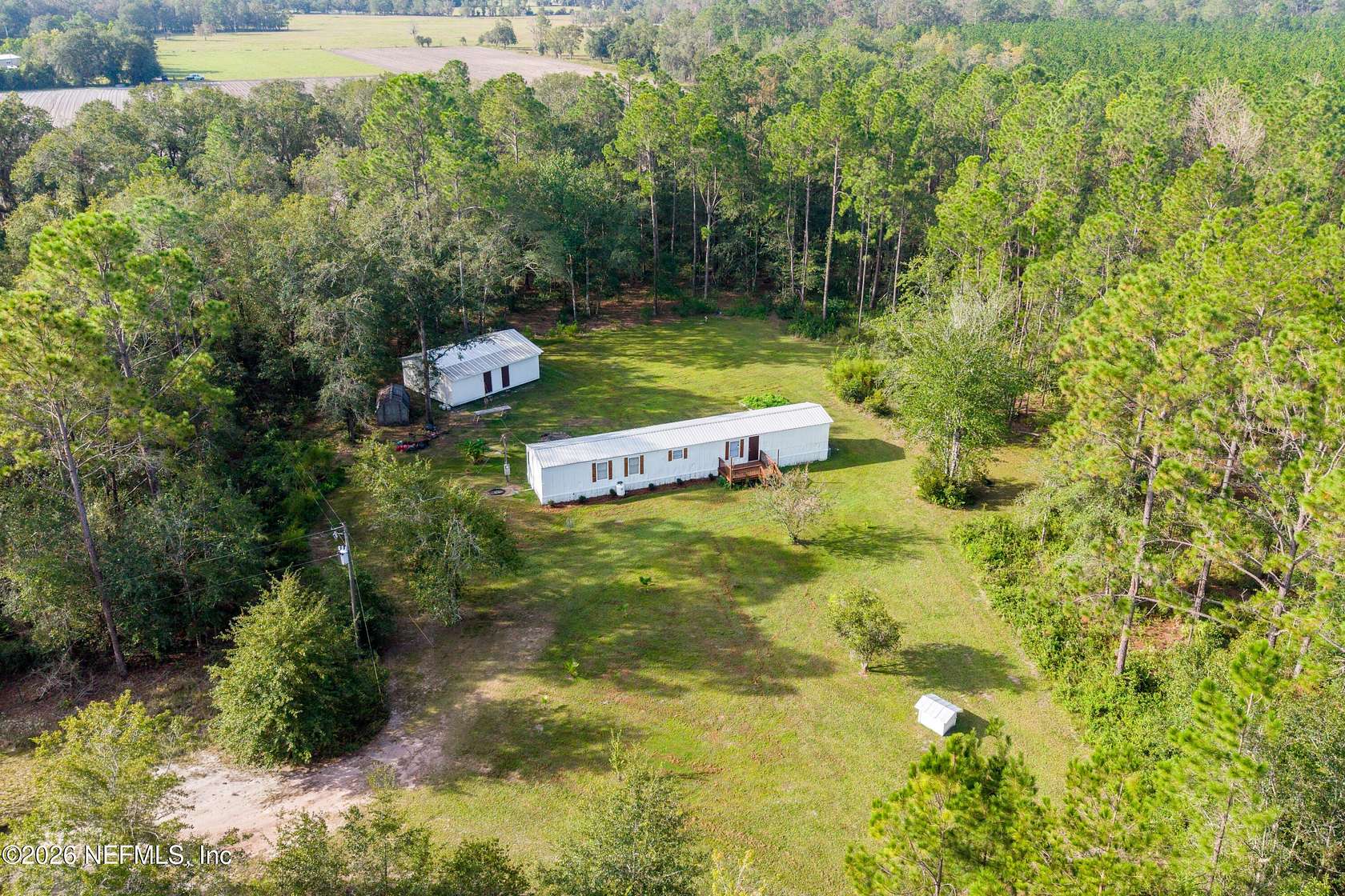 5 Acres of Land with Home for Sale in Glen St. Mary, Florida