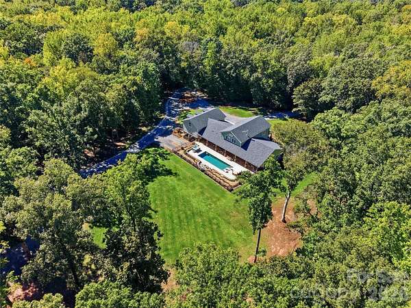 12.8 Acres of Recreational Land with Home for Sale in Waxhaw, North Carolina
