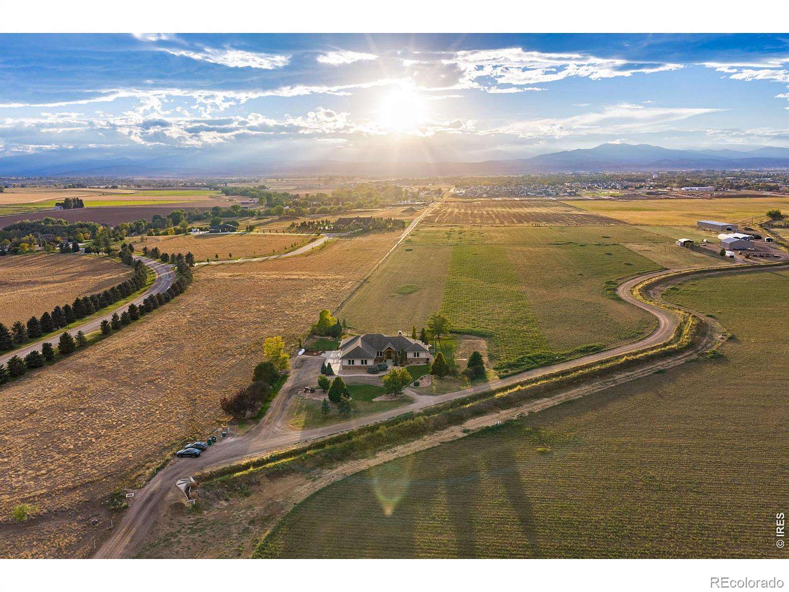 3.8 Acres of Land with Home for Sale in Berthoud, Colorado