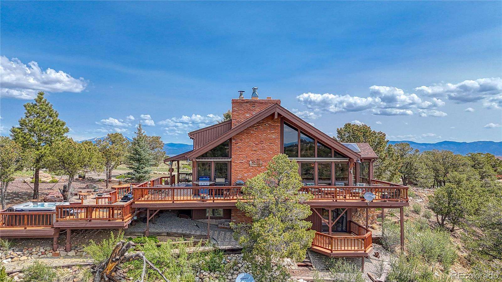 38.3 Acres of Recreational Land with Home for Sale in Salida, Colorado