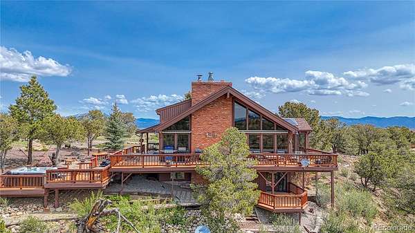 38.3 Acres of Recreational Land with Home for Sale in Salida, Colorado