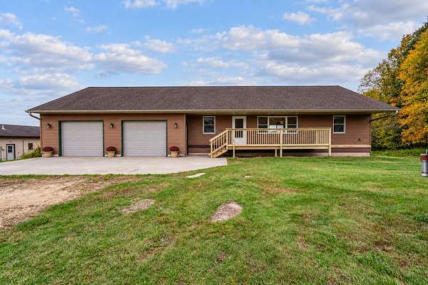 14.7 Acres of Land with Home for Sale in Menomonie, Wisconsin