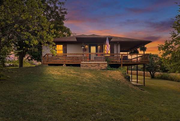 12 Acres of Recreational Land with Home for Sale in Aldrich, Missouri