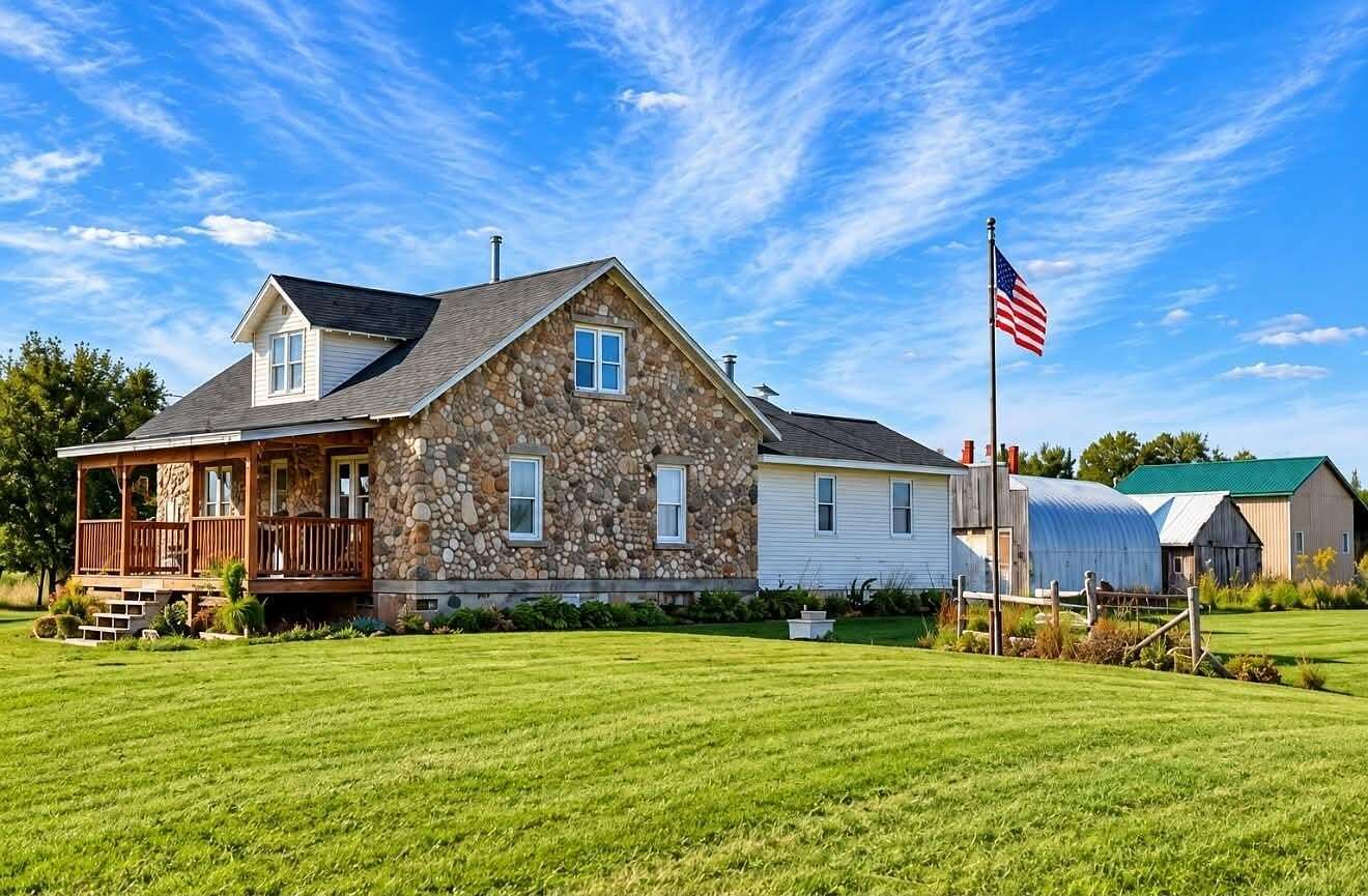 5 Acres of Land with Home for Sale in Hubbard Lake, Michigan