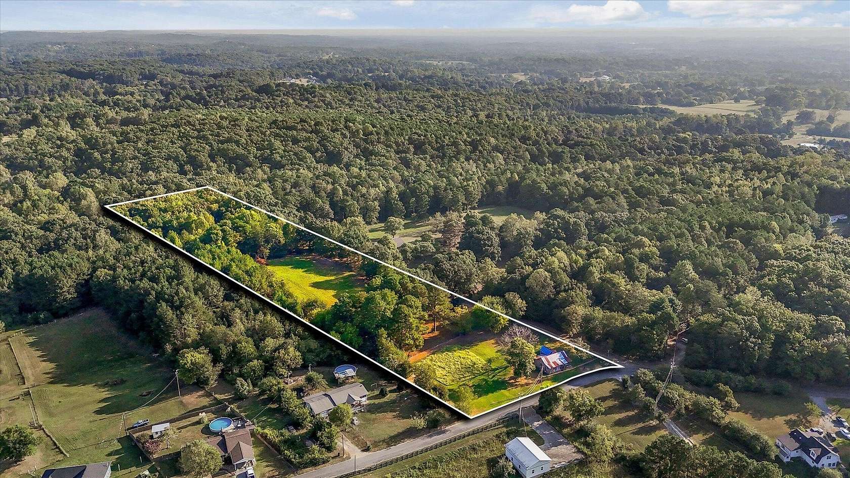 4.52 Acres of Land with Home for Sale in Chickamauga, Georgia