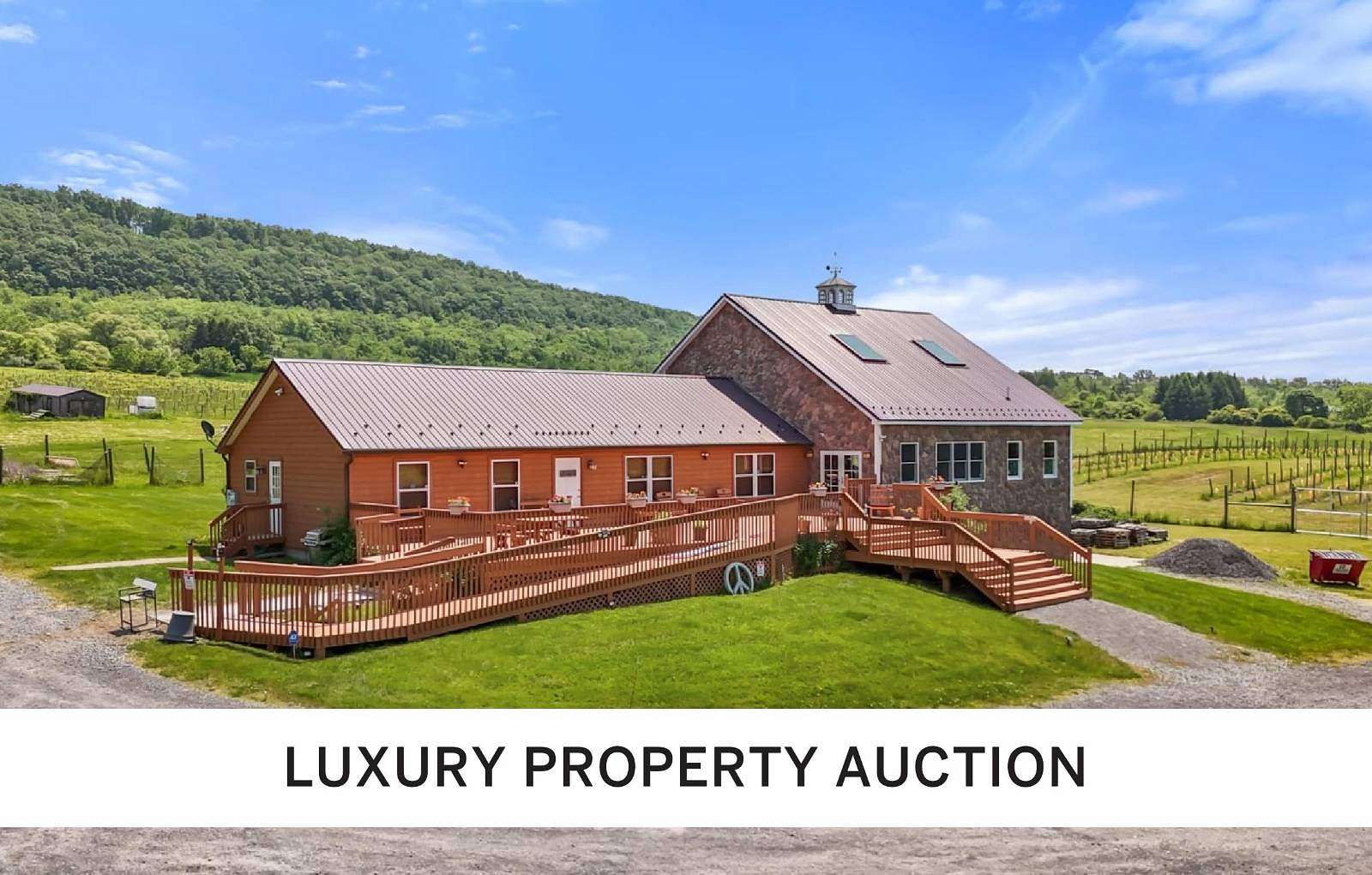 51.6 Acres of Improved Land for Auction in Burdett, New York