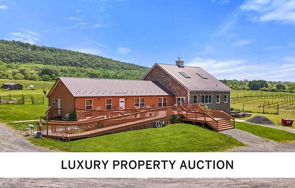 51.6 Acres of Improved Land for Auction in Burdett, New York