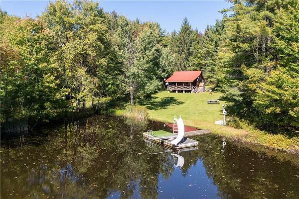 44 Acres of Recreational Land with Home for Sale in Gilboa, New York