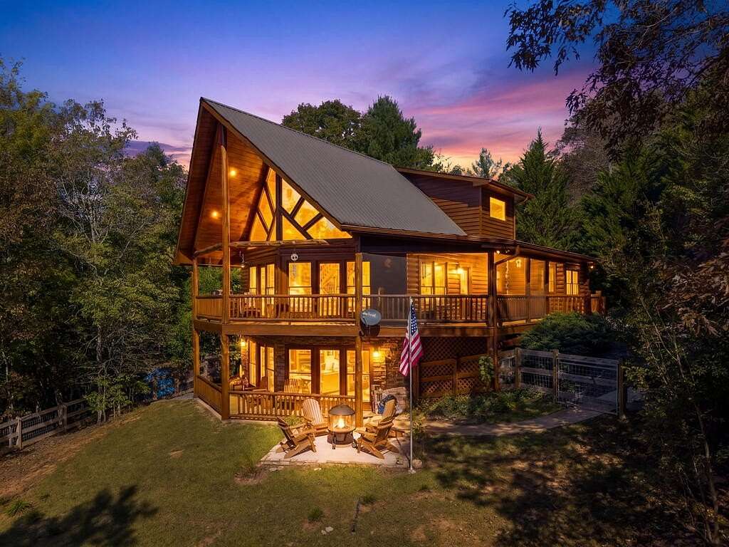 4 Acres of Land with Home for Sale in Mineral Bluff, Georgia