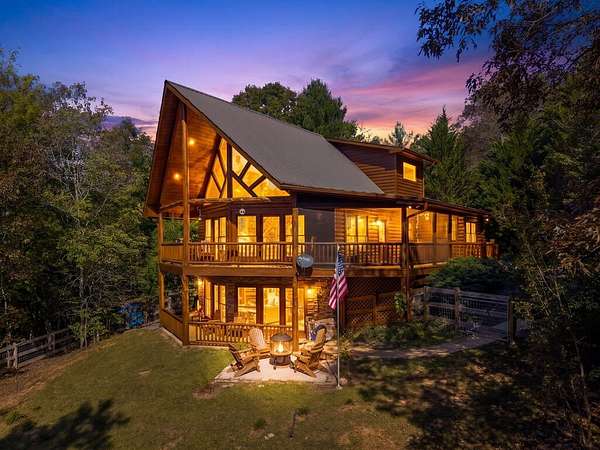 4 Acres of Land with Home for Sale in Mineral Bluff, Georgia