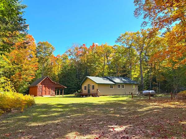 20 Acres of Recreational Land with Home for Sale in Newberry, Michigan