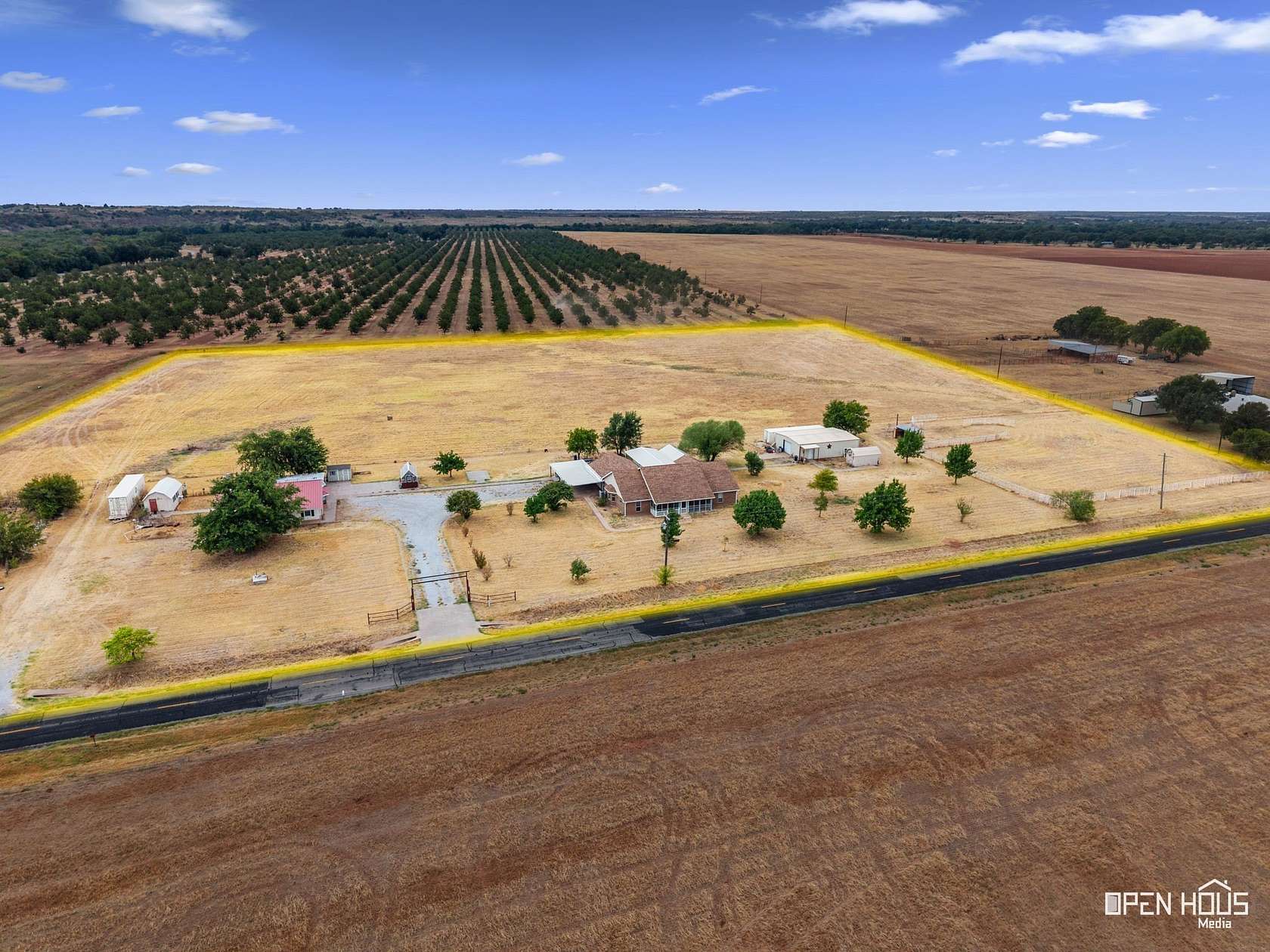 12 Acres of Land with Home for Sale in Byers, Texas