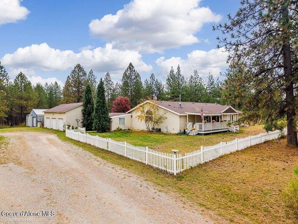 4.85 Acres of Land with Home for Sale in Athol, Idaho