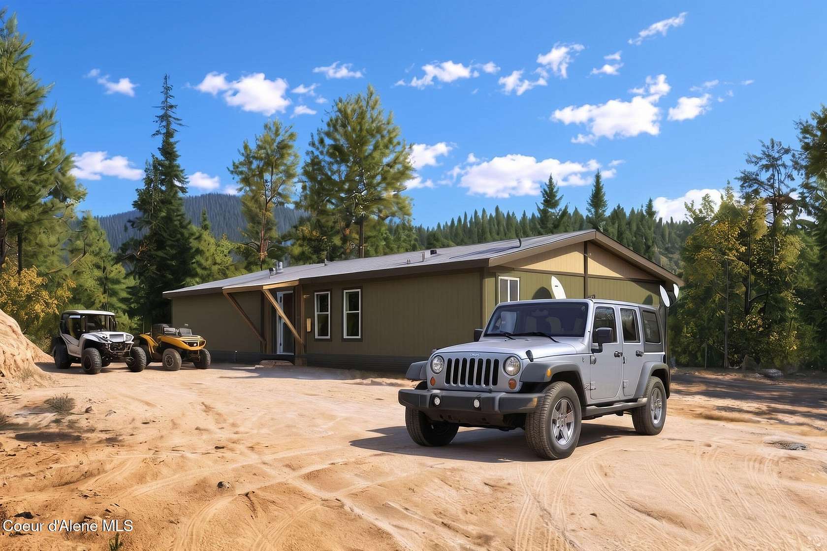 20 Acres of Recreational Land with Home for Sale in Hauser, Idaho