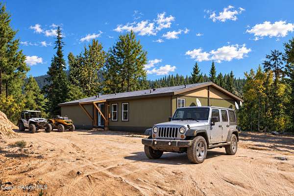 20 Acres of Recreational Land with Home for Sale in Hauser, Idaho