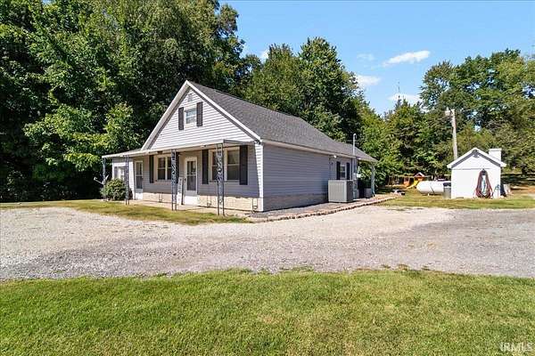 5 Acres of Land with Home for Sale in Winslow, Indiana