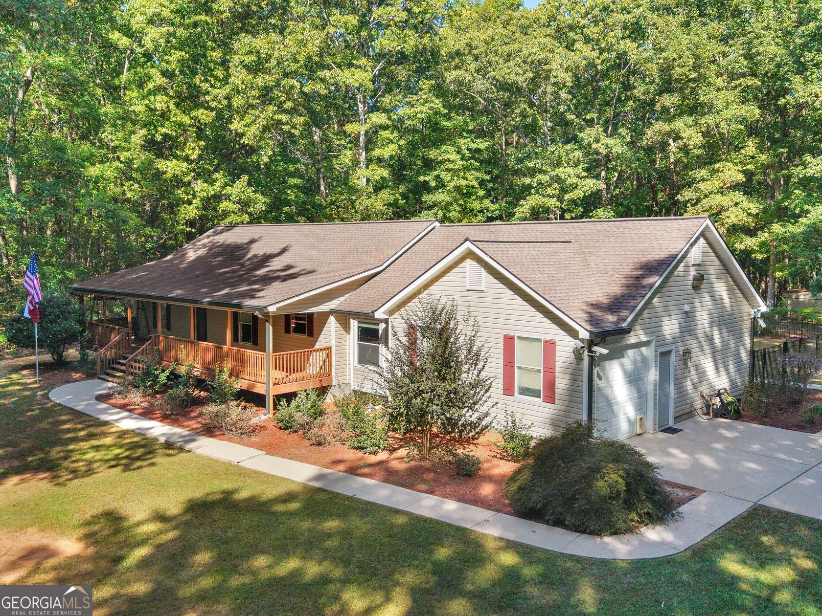 9.8 Acres of Land with Home for Sale in McDonough, Georgia