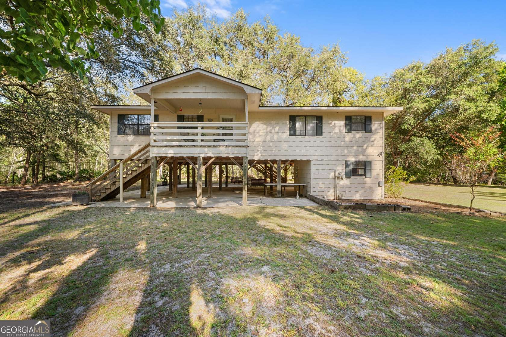 4.54 Acres of Land with Home for Sale in Claxton, Georgia