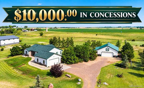 2.37 Acres of Land with Home for Sale in Strasburg, Colorado