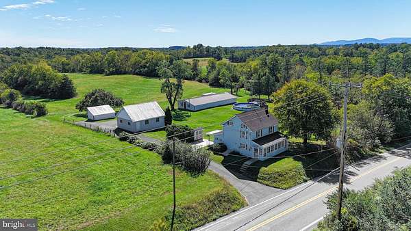 10.3 Acres of Land with Home for Sale in Chambersburg, Pennsylvania