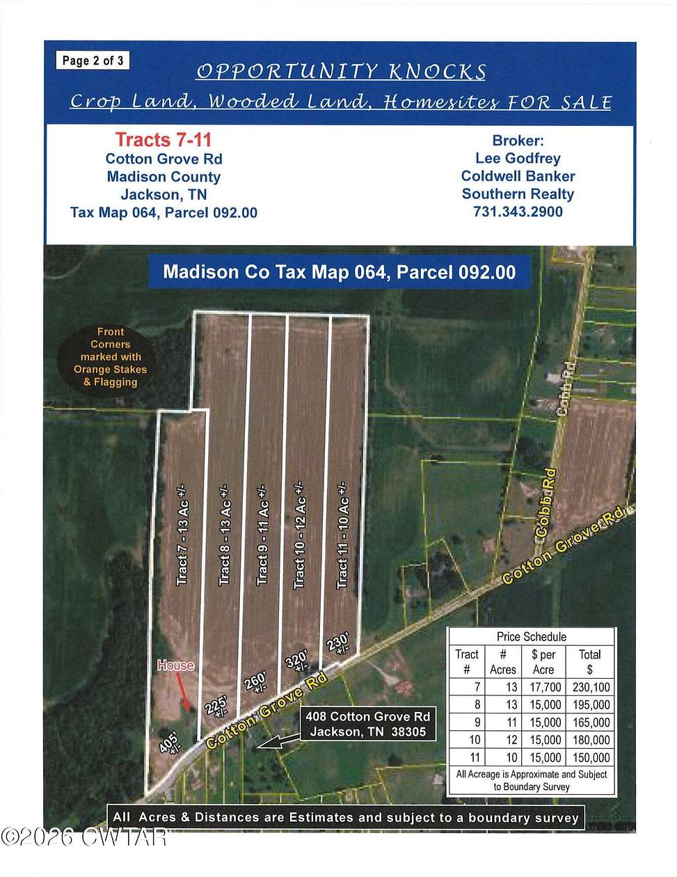 13 Acres of Land for Sale in Jackson, Tennessee