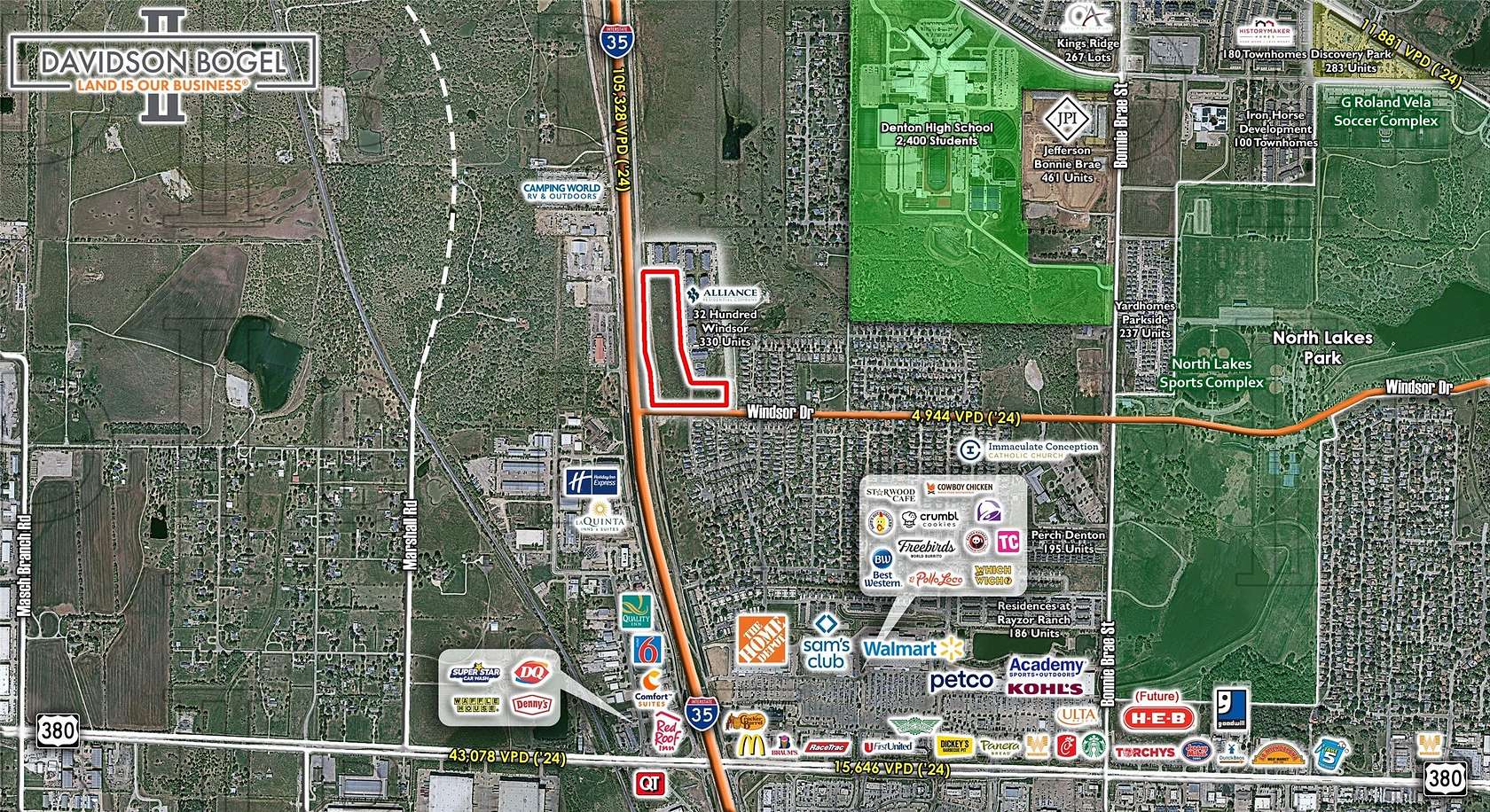12 Acres of Mixed-Use Land for Sale in Denton, Texas