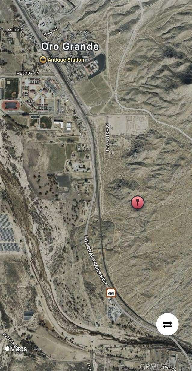 10 Acres of Recreational Land for Sale in Oro Grande, California