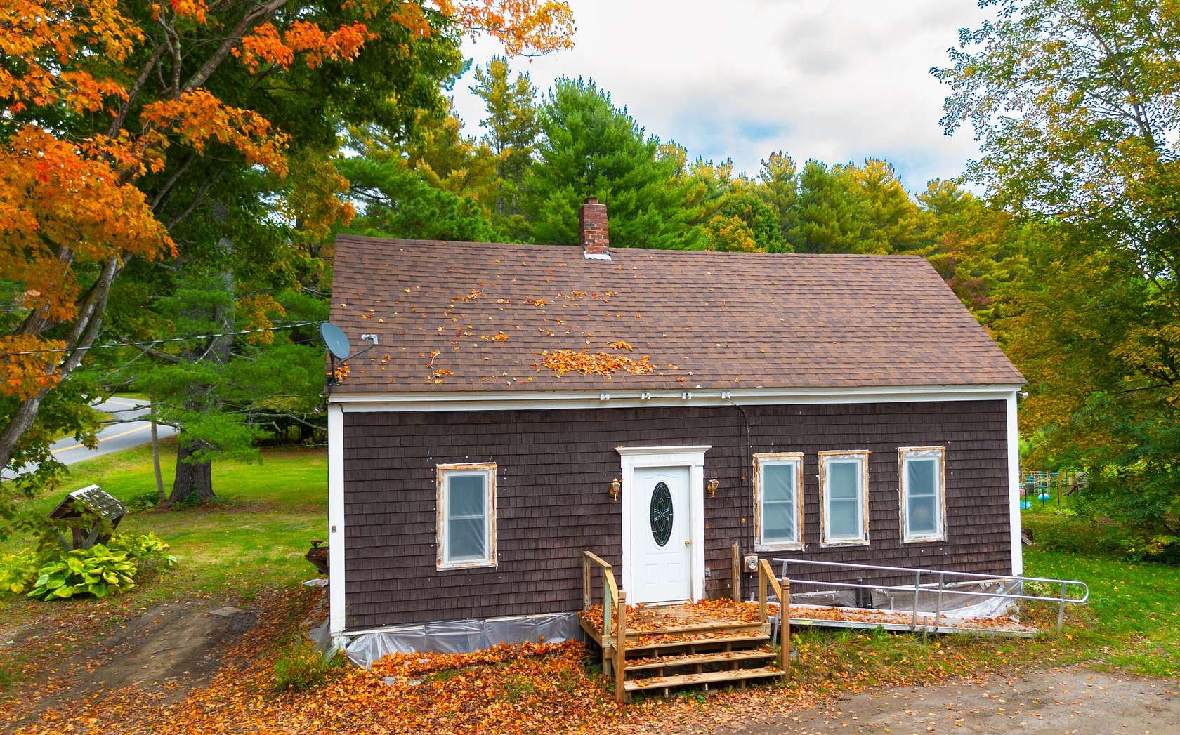 1.56 Acres of Land with Home for Sale in Vassalboro, Maine