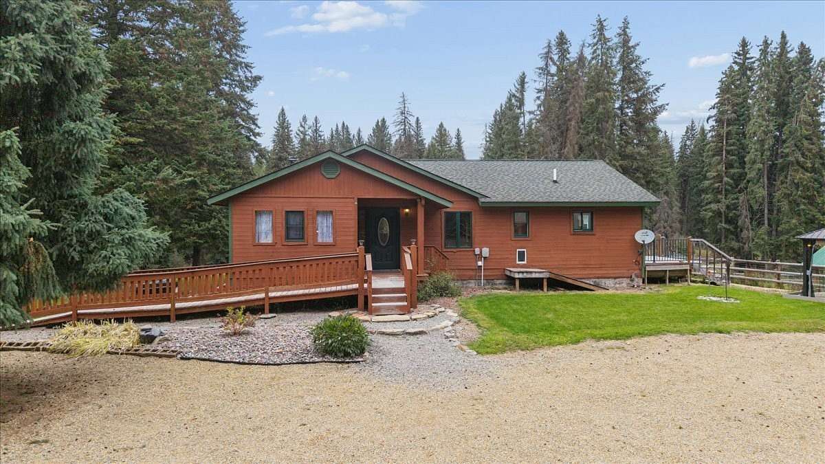 8.55 Acres of Land with Home for Sale in Trego, Montana
