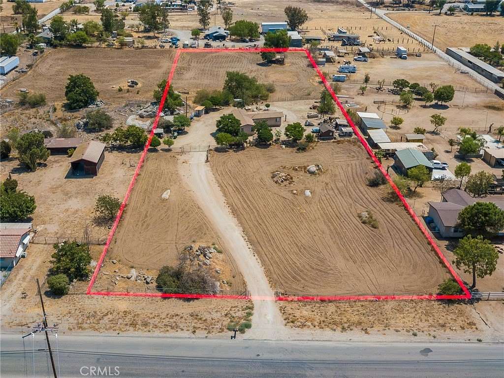 2.74 Acres of Land with Home for Sale in Homeland, California