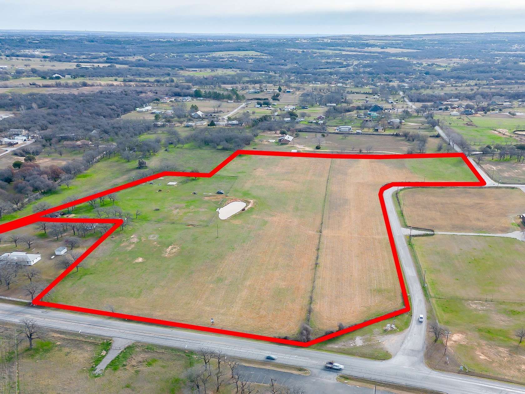 21.2 Acres of Agricultural & Residential Land for Sale in Weatherford, Texas