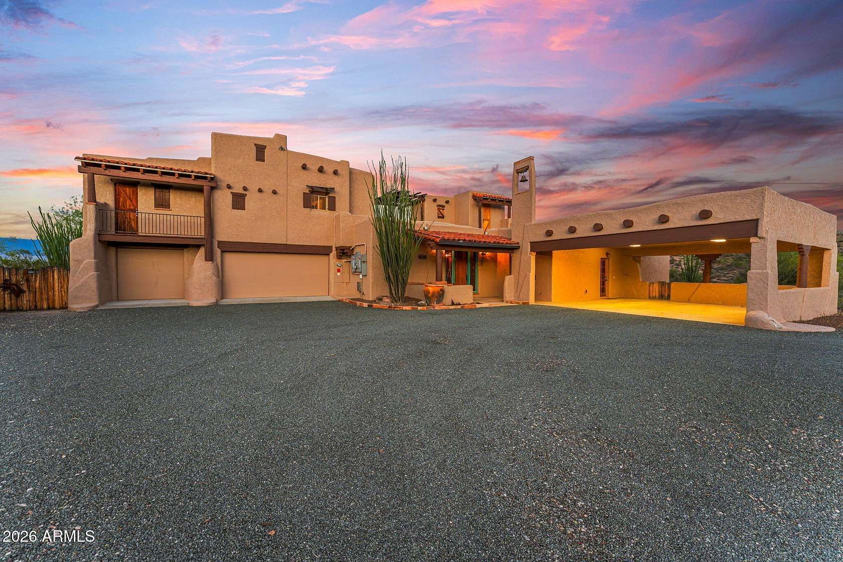 5 Acres of Land with Home for Sale in Wickenburg, Arizona