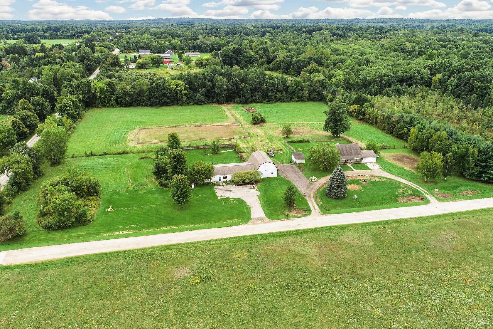 10 Acres of Land with Home for Sale in Holly, Michigan