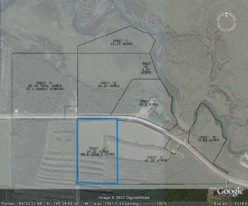 22.6 Acres of Land for Sale in Delta Junction, Alaska