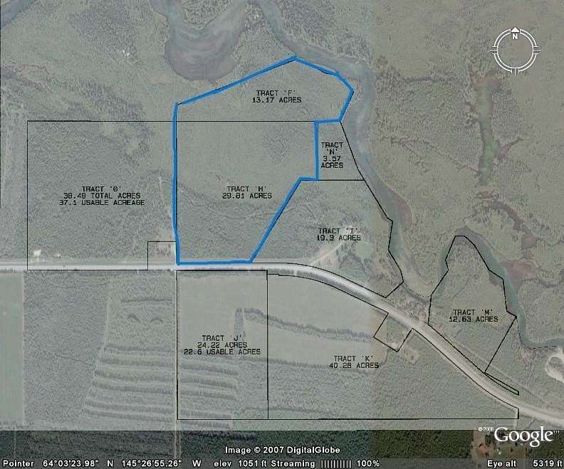 43 Acres of Land for Sale in Delta Junction, Alaska