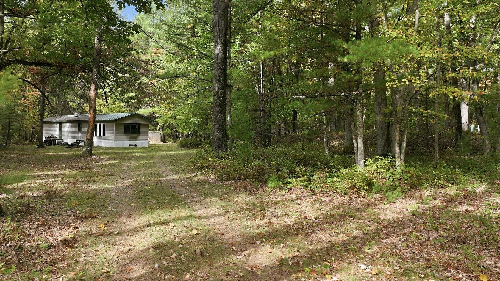 10 Acres of Recreational Land with Home for Sale in Fairchild, Wisconsin